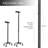 BeneCane Quad Cane Walking Cane with Two Led Lights with
