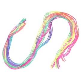 Baluue 30pcs Hair Braiding Strings Colorful Hair Rope for Stylish Braids Boys and Girls Hairstyles for Parties Easy to Use Vibrant Gradient Design