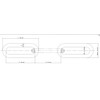 1 Metre (6mm) Galvanised Steel Chain Heavy Duty Durable Security