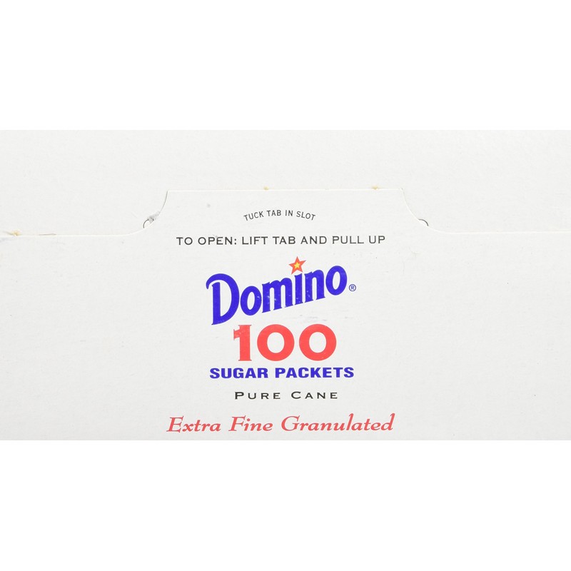 DOMINO SUGAR PACKETS - 100/ 3.54g Packs