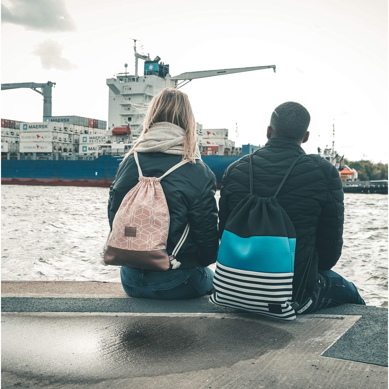 Johnny Urban Drawstring Bag Men & Women Rose - Noah