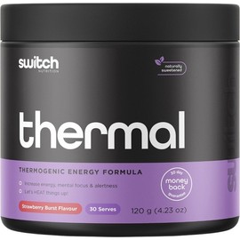 Switch Nutrition Thermal Thermogenic Energy Formula Strawberry Burst 120g