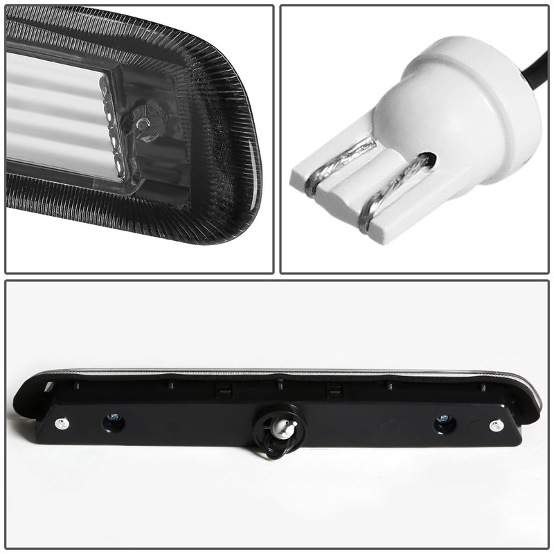 DNA MOTORING 3BL-4RUNNER03-LED-CH Chrome Housing LED Third Tail Brake Light