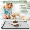 Silicone Dog Food Mat With Residue Collection Pocket - Waterproof