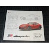 2020 TOYOTA SUPRA GR Launch Edition Blueprint Poster 26" x
