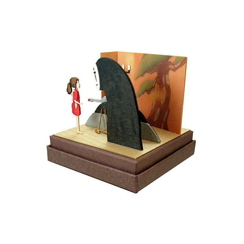 さんけい スタジオジブリmini 千と千尋の神隠し 千尋とカオナシ ノンスケール ペーパークラフト MP07-59