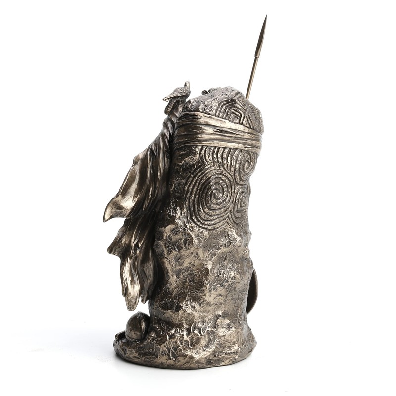 The Death of Cu Chulainn Cold Cast Resin Antique Bronze