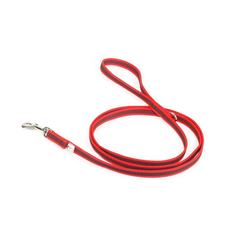 Julius-K9 Colour and Grey Rubber Lead, with tube