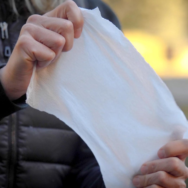 PACT Bathroom Wipes (100-Pack) | Compressed Toilet Wipes for Camping,