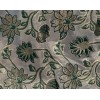 Wowfabric4less123 GREEN GOLD WHITE Metallic Brocade ORGANZA Fabric 58” Width