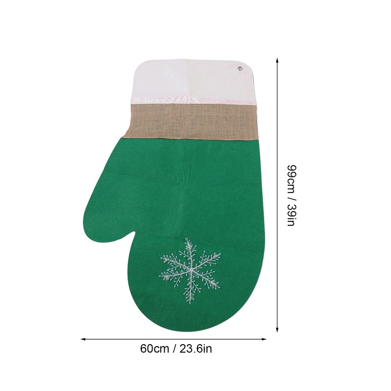 Christmas Sign Gloves Eco Friendly Reusable Christmas Front Door Decor