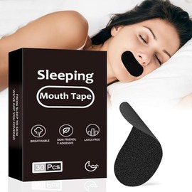 30pcs Cintas bucales para dormir,Reduce la sequedad bucal Parches para boca,Tiras bucales boquillas para mejorar la calidad del sueño y reducir los ro