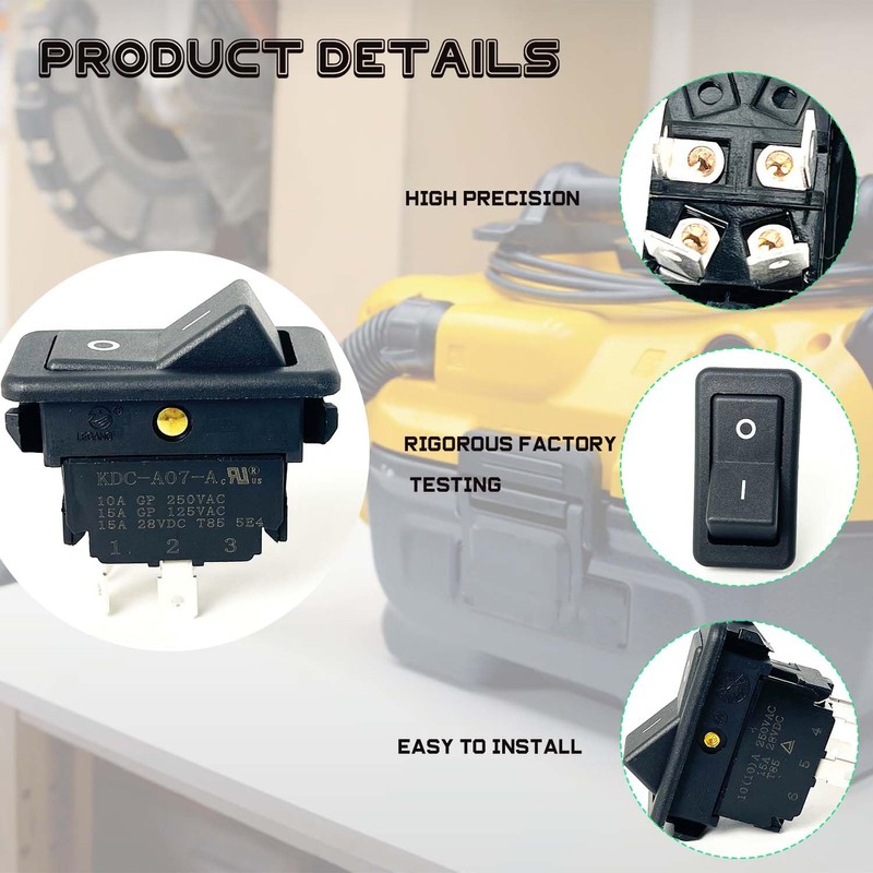 NPSNGSJY 5140058-09 Vacuum Switch Fit for DeWalt Vacuum DCV580 DCV581H