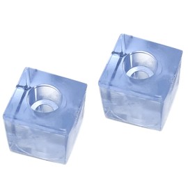 generic 10pcs Shower Door Anti-Collision Stopper,Shower Room Accessories Side Guide for Shower Door Bathroom(Transparent Square), Transparently