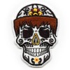 San Diego Friar Tuck Patch Sugar Skull Flower Embroidered Iron
