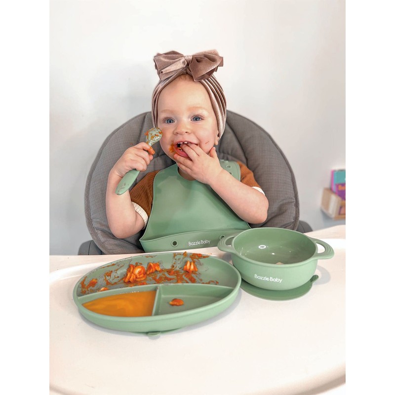Silicone Baby Feeding Set – Led Weaning Supplies with Suction