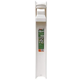 Frost King GWS3W Tilt N' Drain Downspout Extender, 3'. Long, Extends to 6', White, Pack of 3