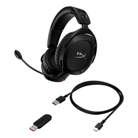 HyperX Cloud Stinger 2 - Auriculares inalmbricos para Juegos  Compatibles con PC. Micrfono con cancelacin de Ruido, cmoda Espuma viscoelstica, hasta  