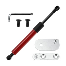 X AUTOHAUX Tailgate Assist for Ford for Ranger 2019-2024 Tailgate Pickup Truck Lift Support Strut Red with Mounting Bracket 1 Set