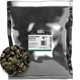 Frontier Bulk Jasmine Pearls Green Tea, Organic, 16 Ounce