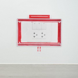 OUNONA Emergency Stop Button Cover Lockout Transparent Push Button Switch Protector Electrical Equipment Safety Oversize Switch Protection Box 6.18X3.74X2.55In