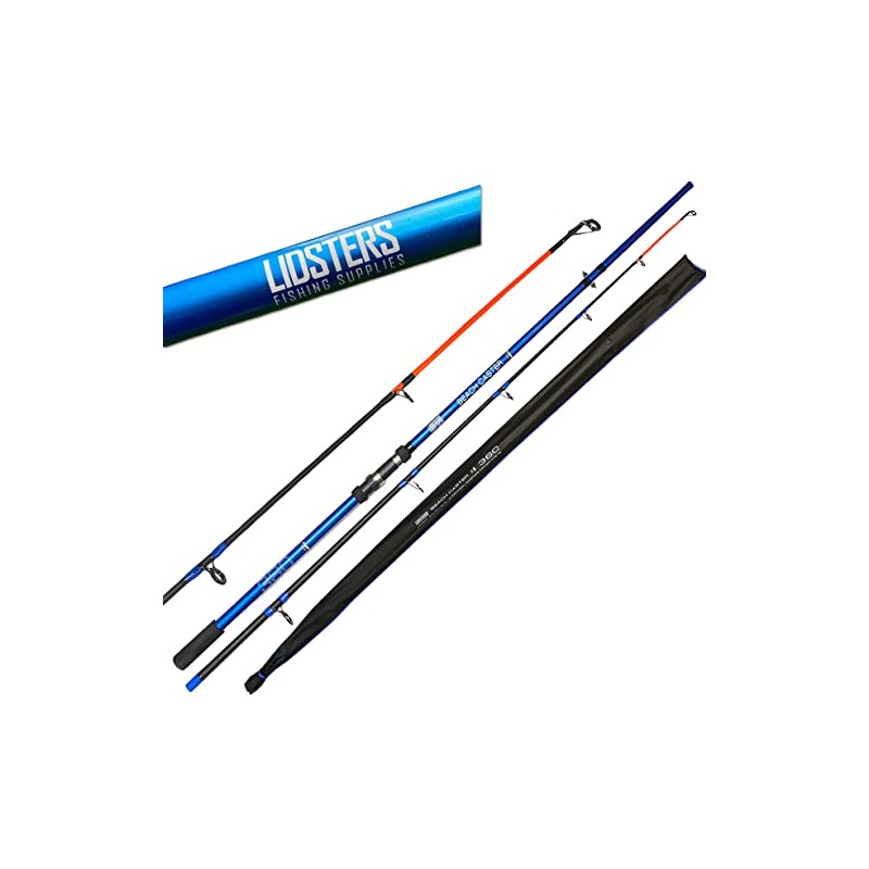 Lidsters Fishing Beachcaster Sea Beach Pier Fishing Rod 12ft 2pc