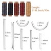 Leather Working Kit DIY Making High Carbon Steel Wooden Handles