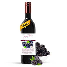Chef Jean Pierre's Italian Balsamic Vinegar - 750ml (25oz) Rich Blackberry Ginger Flavor, 18-Year Traditional Barrel Aged - Ideal For Enhancing Your Meals