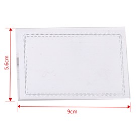 5pcs Name Badges with Crocodile Clip and Safety Pin,Badge Holders,Clear Name Badge Holders Plastic ID Name Badge,Horizontal ID Card Holder for School,Office,Corporate Event,Conference(9 * 5.6cm)