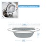 PlumBoss E1035 Bathroom Basket Replacement for Utility, Laundry, RV and