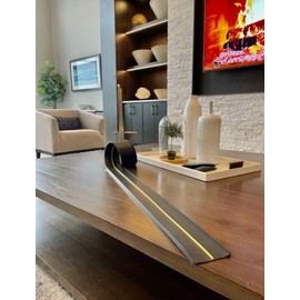 FLXTRACK Flexible Race Car Track Set, with Pressure Suction Cup, 2 Small racecars, Zipup Storage Bag, Highly Flexible Two-Lane, Slot Car Race Tracks Set, DOUBLESIDED 5+ Meters Long, Montessori Toy