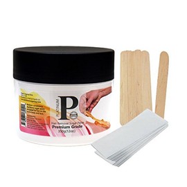 Sugaring Wax Paste with Strips and Applicator Hair Removal Paste for Bikini Brazilian Legs and Arms