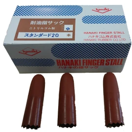 Hanaki Rubber Oil Resistant Finger Sack, Medium, Pack of 20