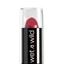 Wet n Wild Silk Finish Lipstick Just Garnet 3.5 g | Labial Rojo Cremoso con Acabado Tipo Mate y Efecto Tinta de Labios | Lipstick Hidratante de Larga Duración | Lápiz Labial Suave y Vegano