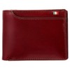 Milagro Wallet, Tamponato Leather, 21-Pocket Bi-fold Wallet, red (burgundy)