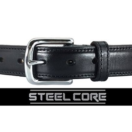Daltech Force Dress Italian Leather Steel Core Gun Belt (Black, 52) 1017DW-18