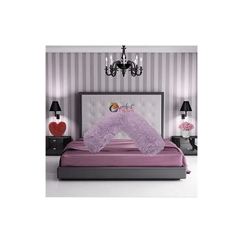 Comfort Collections V Shaped Teddy Cuddles V Pillow Case Soft