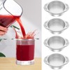 4 Pcs Tuna Can Strainer 304 Stainless Steel Can Colander