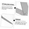 VICASKY 6pcs Stainless Steel Foldable Nail Files for Compact Nail
