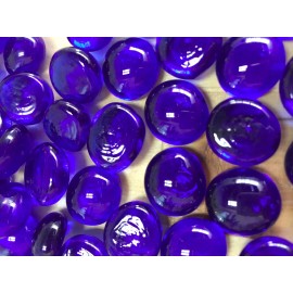 M DEEP BLUE Glass Gems, Marbles, Nuggets, Pebbles