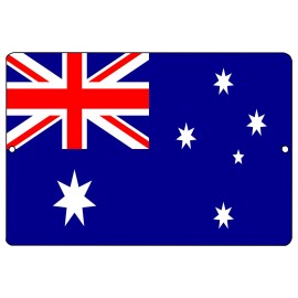 Rogue River Tactical Australian Flag Metal Tin Sign Wall Decor Man Cave Bar Australia