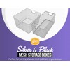 YBM HOME Mesh Stacking Bin Storage Containers for Kitchen Pantry,