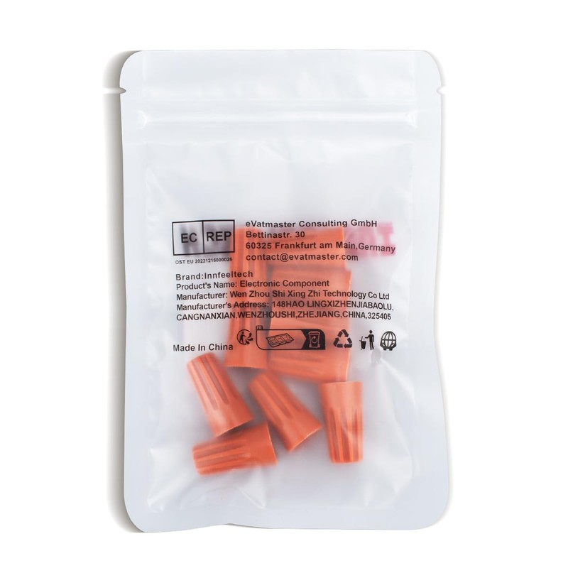 Innfeeltech 10 Pcs Electrical Wire Connection Screw Twist Connector Cap,