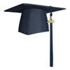 Endea Graduation Matte Cap & Tassel (Navy Blue, 2021)