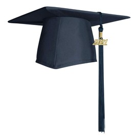 Endea Graduation Matte Cap & Tassel (Navy Blue, 2021)