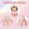 Lyreh 2pcs 15in Doll Clothes Set, Include 1pcs Bow Clip