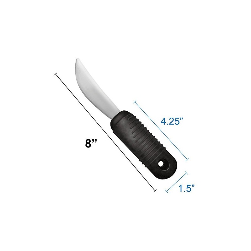 Rehabilitation Advantage Easy Grip Rocker Knife with Weighted Built-up Handle