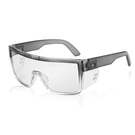 BEASVFE Transition Photochromic Safety Glasses For Men Women Wrap Around Safety glasses with Anti bluelight UV Protection (Two Tone)