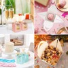 25 Pcs Individual Cupcake Containers, Cupcake Gift Boxes with Window,