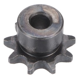 sourcing map Sprocket with 9 Teeth Type B Single Strand 3/8 Inch Pitch 8 mm Bore A3 Carbon Steel for ISO 06B